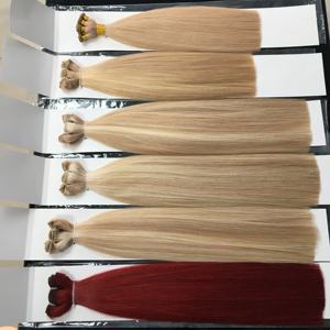 Extensiones de Cabello Ruso de Alta Calidad al por Mayor, Extensiones de Cabello Tejidas a Mano de Primera Calidad, Extensiones de Cabello Humano Natural - Product Image 2
