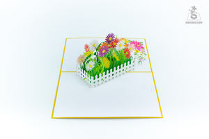 Cartes pop-up 3D colorées exquises avec des cartes de voeux artisanales de fleurs pour des événements de vacances, des cadeaux et des occasions romantiques - Product Image 6