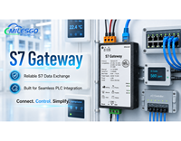 Milesgo PFN1001-ARM, Convertidor de Gateway S7 para comunicación de PLC Siemens S7 a Modbus TCP/IP, OPC UA y sistemas de IoT industrial