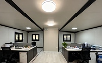 Maison préfabriquée pliable personnalisable à 3 chambres, conteneur extensible de 20FT 40FT, villa, appartement, hôpital, école, usage ZXHC