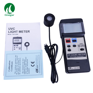 LUTRON UVC-254A UV Light Meter with RS-232/USB Computer <strong>Interface</strong> Ultra-Violet Radiometer - Product Image 3