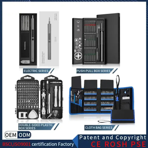 Jeu de tournevis magnétiques en plastique 25-en-1 45 #   Kit d'outils de précision multi-usages OEM en acier pour la réparation de téléphones portables et d'ordinateurs - Product Image 6