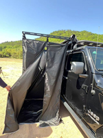 Auvent latéral pliable pour camping 4x4, tente de toilette et de douche portable, tente de douche extérieure pliable à fixer sur le côté de la voiture