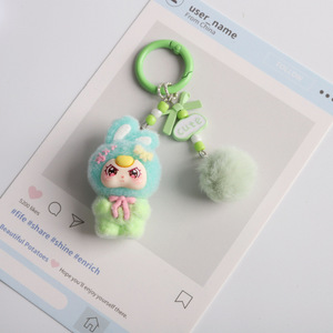 Nuovo Portachiavi a Forma di Bambino Carino di Tre Anni, Giocattolo in Peluche 3D Ecologico, Piccolo Regalo, Appendiborsa, Articoli all'Ingrosso - Product Image 4