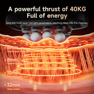 Alat Terapi Perkusi Jaringan Dalam Profesional Portabel 10 Kepala untuk Meredakan Nyeri Otot pada Tubuh, Kepala, dan Leher - Product Image 3