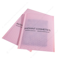 Emballage de vêtements imprimé personnalisé enveloppes postales sac auto-scellant couleur rose Poly enveloppes à bulles emballage de vêtements 2.5-10mm