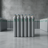 Bouteille de gaz hélium premium 3m³ 15MPa, réservoir en acier sans soudure de haute qualité pour ballons, célébrations, tests industriels, soudage, laboratoire