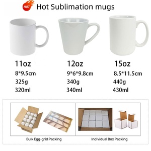 Hot bán thăng hoa Mug 11oz iSub bán buôn truyền nhiệt thăng hoa khoảng trống bên trong rim Màu 350ml tùy chỉnh gốm cốc cà phê - Product Image 5