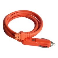 Câble d'extension LanLin 1,5 m 14AWG Orange Allume-cigare mâle vers XT60I-F femelle 14AWG 15A Câble d'alimentation pour charge de voiture