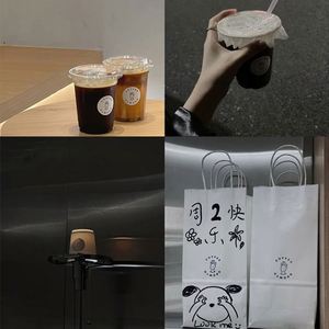 Etiqueta Adhesiva de PVC Personalizada con Logotipo, Resistente al Agua, Impresión de Etiquetas para Café, Leche, Té, Marca Comercial - Product Image 3