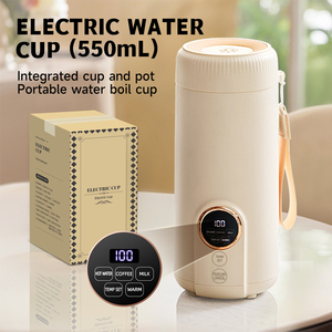 Hervidor Eléctrico Portátil de 550 ml, Taza Térmica para Calentar Agua, Ideal para Viajes - Product Image 1