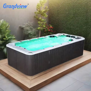 Beliebte Dual Zone Endless Long <span class=keywords><strong>Swimming</strong></span> Pool und Swim Spa 8 Personen Acryl Inground <span class=keywords><strong>Swimming</strong></span> Pool zu verkaufen - Product Image 4