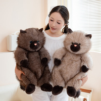 Poupées en peluche chat à poils longs personnalisées et en gros, jouets en peluche animaux de qualité supérieure, idéales comme cadeaux, fabricant professionnel de jouets en peluche