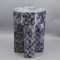 Tabouret en céramique, table d'appoint en céramique, tabouret de jardin en céramique pour l'extérieur