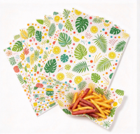 Rouleau de papier d'emballage jetable vert pour burgers, résistant à la graisse, sans cire, de qualité alimentaire, pour plats à emporter, sandwichs, fournisseur en gros, OEM