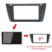 Pour BMW 2005-2012 E90 Android Radio tableau de bord voiture multimédia Kit d'installation stéréo Surround Player Frame