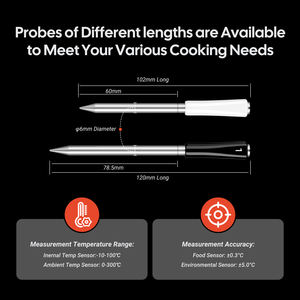 <span class=keywords><strong>Thermomètre</strong></span> de <span class=keywords><strong>barbecue</strong></span> intelligent <span class=keywords><strong>INKBIRD</strong></span> INT-33-BW avec connexion Wifi et Bluetooth pour <span class=keywords><strong>barbecue</strong></span> à gaz, Kamado, Green Egg - Product Image 5