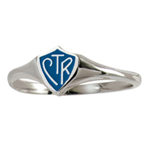 New Popular <strong>CTR</strong> <strong>Ring</strong> Cooper Silver Gold Plating Shield Design LDS Jewelry <strong>Ring</strong> for Man and Women - Product Image 4