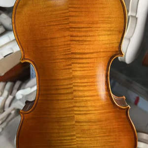 Viola artisanale de 15 pouces en épicéa et érable massifs, son agréable, 381 mm, belle veine de bois, cinq cordes, chevalet Aubert - Product Image 1