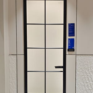 Deioux Customized Casement Door Aluminum Alloy Interior With Soundproof Double Glass Front Entry Hinged Hinged Doors - Product Image 1