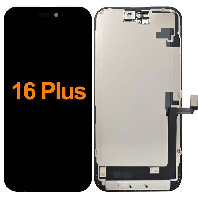 LCD Mobile Phone Display Screen Compatible with iPhone 16 Plus 6.7 Inch Phone Display with Smooth Touch Function