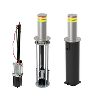 Bollard Anti-Berat Tahan Lama dari Baja Tahan Karat dengan Aktuator Hidrolik, Reflektif, Kelas Teknisi, Perlindungan IP68, Ketahanan Benturan M65