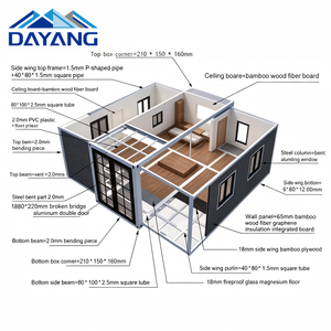 Nuova Casa Prefabbricata Modulare Portatile Dayang, Negozio, Ufficio, Edificio di Stoccaggio, Casa Container Prefabbricata <span class=keywords><strong>in</strong></span> <span class=keywords><strong>Vendita</strong></span> - Product Image 5