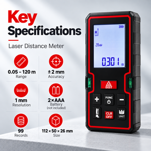 Mini télémètre <span class=keywords><strong>laser</strong></span> portable de 120m Offre Spéciale distance <span class=keywords><strong>laser</strong></span> numérique multifonction - Product Image 3
