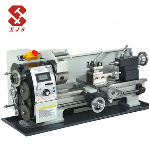 Mini tour CNC semi-automatique 400 <span class=keywords><strong>600</strong></span> 800MM pour métaux avec filetage automatique, idéal pour le travail du bois - Product Image 1