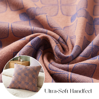 Tissu Popeline 100% Coton Léger Imprimé Numérique Personnalisable – Lot de Tissus Prédécoupés Motifs Floraux Bleus, Roses et Jaunes