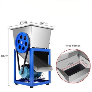 Trituradora de pescado de alimentación de cangrejo de acero inoxidable completamente automática de alta potencia, cortador de pescado eléctrico, trituradora de pescado de alta potencia completamente automática - Product Image 5