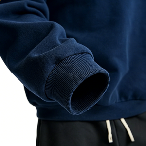 <span class=keywords><strong>Felpa</strong></span> <span class=keywords><strong>con</strong></span> <span class=keywords><strong>Cappuccio</strong></span> <span class=keywords><strong>Blu</strong></span> <span class=keywords><strong>Scuro</strong></span> Personalizzata per Uomo, Pullover Oversize <span class=keywords><strong>con</strong></span> Tasche, Felpe Casual Neutre all'Ingrosso - Product Image 5