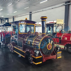 Tren Eléctrico Sin Rieles para Niños y Adultos, Ideal para Parques de Diversiones, Carnavales y Centros Comerciales, en Venta - Product Image 2