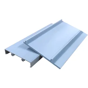 Extrusion de formes personnalisées PVC de type U Profilé d'extrusion triangulaire en plastique PVC