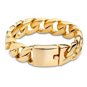 316L Stainless Steel Hiphop <b>Chain</b> Necklace Square Pearl Rope Plated Cuban Link Mechanic Byzantine Necklace for Men Jewelry - Product Image 6