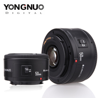 Objectif YONGNUO 50mm YN50mm F1.8 pour Appareil Photo Canon EF 50mm, Objectifs à Grande Ouverture pour Reflex Numériques EOS 700D 750D 800D 5D Mark II IV 10D 1300D