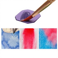 Ensemble de peinture à l'aquarelle professionnelle Giorgione 12 couleurs avec pinceau en nylon et papier toile offerts