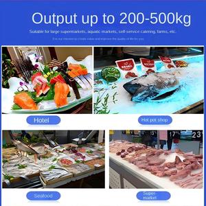 Nueva máquina industrial para hacer copos de hielo Máquina para hacer rebanadas de hielo Máquina para hacer hielo para negocios - Product Image 2