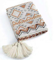 Luxuriöse Gewichtsdecke aus Strick – Südwestlicher Boho- & Skandinavischer Stil für Baby, Sofa & Büro-Nickerchen (Maschinenwaschbar)
