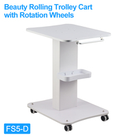 Multifunction Wholesale Mobile Beauty Salon Trolley Cart with Wheels Magnifying Glass Trolley for Salon Beauty