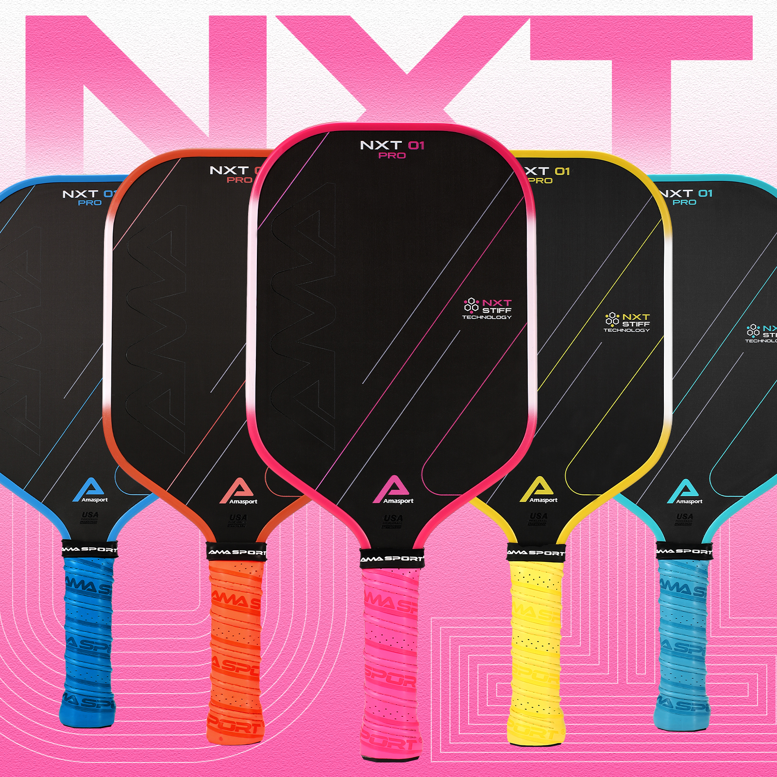 2024 AMASPORT NXT 01 PRO Pickleball Paddle - Superior