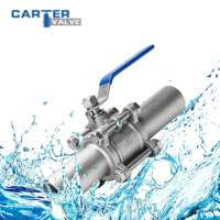Vanne à boisseau sphérique soudée 3 pièces CF8 CF8M 304 316, raccords à souder bout à bout (BW), à sertir (SW), à emboîtement (Socket Weld), à passage plein, haute pression, API ANSI DIN OEM, pour l'industrie pétrolière et gazière