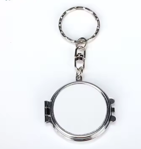 Double Sides Blank Compact <b>Mirror</b> Keychain <b>Mirrors</b> for Sublimation Logo Printing - Product Image 2