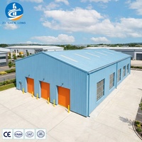 Estructura Metálica Prefabricada Moderna, Edificio de Acero Industrial, Techo de Acero, Almacén, Taller, Nave, Proveedor de Fábrica en China