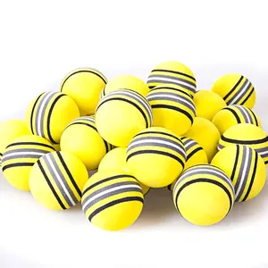 2024 coloridas bolas de espuma para gatos 4cm Arco Iris entrenamiento pelotas de Golf práctica equipo interior OEM