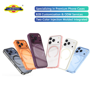 เคสโทรศัพท์แม่เหล็กใสแบบขายส่งสำหรับ iPhone 16 17 18 Pro Max ป้องกันกล้อง สีสันสดใส รับผลิตแบบ OEM ODM - Product Image 1