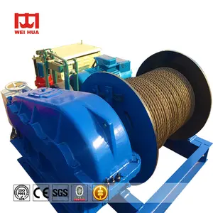 Cina 10 Ton 15 ton 20 Ton 30 Ton kabel kecepatan tinggi menarik Windlass nirkabel tali jarak jauh drum mesin derek listrik harga