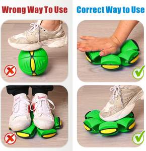 Interaktives Hundezubehör Outdoor-Sport Kauen Haustier Hundespiele fliegende UFO-Magische Kugeln Dekompressions-Tellerball Hundespindelball - Product Image 6