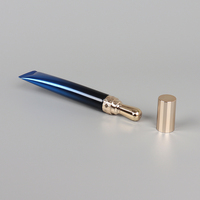 Tube en plastique pour crème pour les yeux de 10 ml avec applicateur de massage à bille unique en acier D13mm