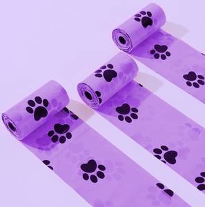 Material de almidón de maíz biodegradable respetuoso con el medio ambiente 100%, productos más vendidos con aroma cítrico, bolsas de basura desechables de boca plana - Product Image 3